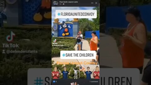 Florida United Convoy breaks down at Disney's Entrance