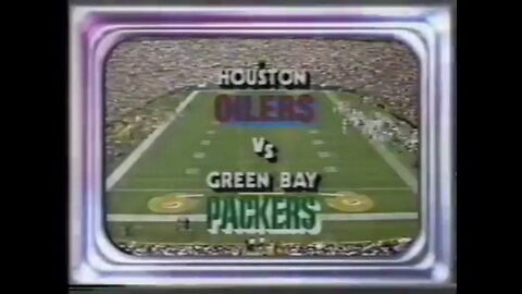 1986-09-07 Houston Oilers vs Green Bay Packers