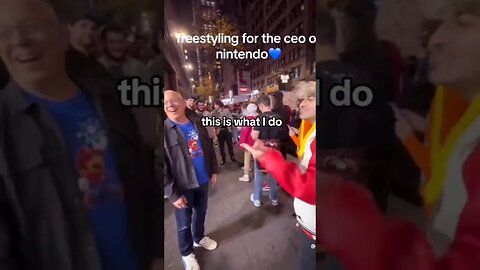 Nerd freestyles for Nintendo CEO