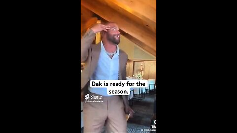 Dak is ready for the season. #shorts #dallascowboys #dakprescott #sportsnews #footballshorts #nfl