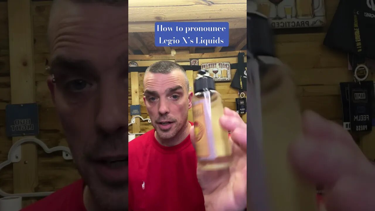 How to Pronounce Legio X’s Liquids! #vape #vapesafe