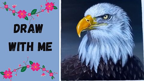 Realistic animal Acrylic painting / / how to paint Eagle/ Tutorial for beginner #14