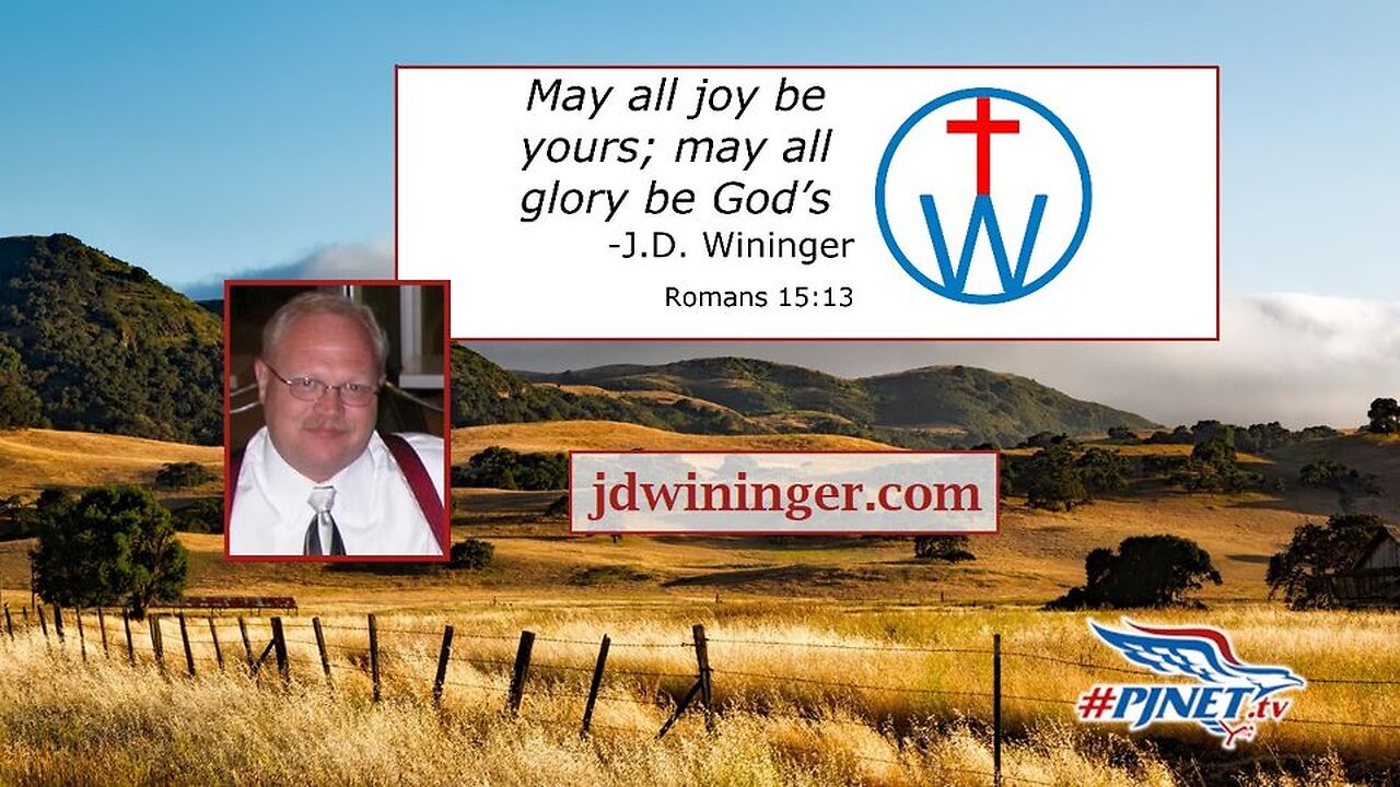 J. D. Wininger on #PJNET.tv 4/11/2024