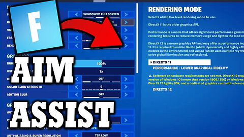 How To Turn On Aim Assist In Fortnite