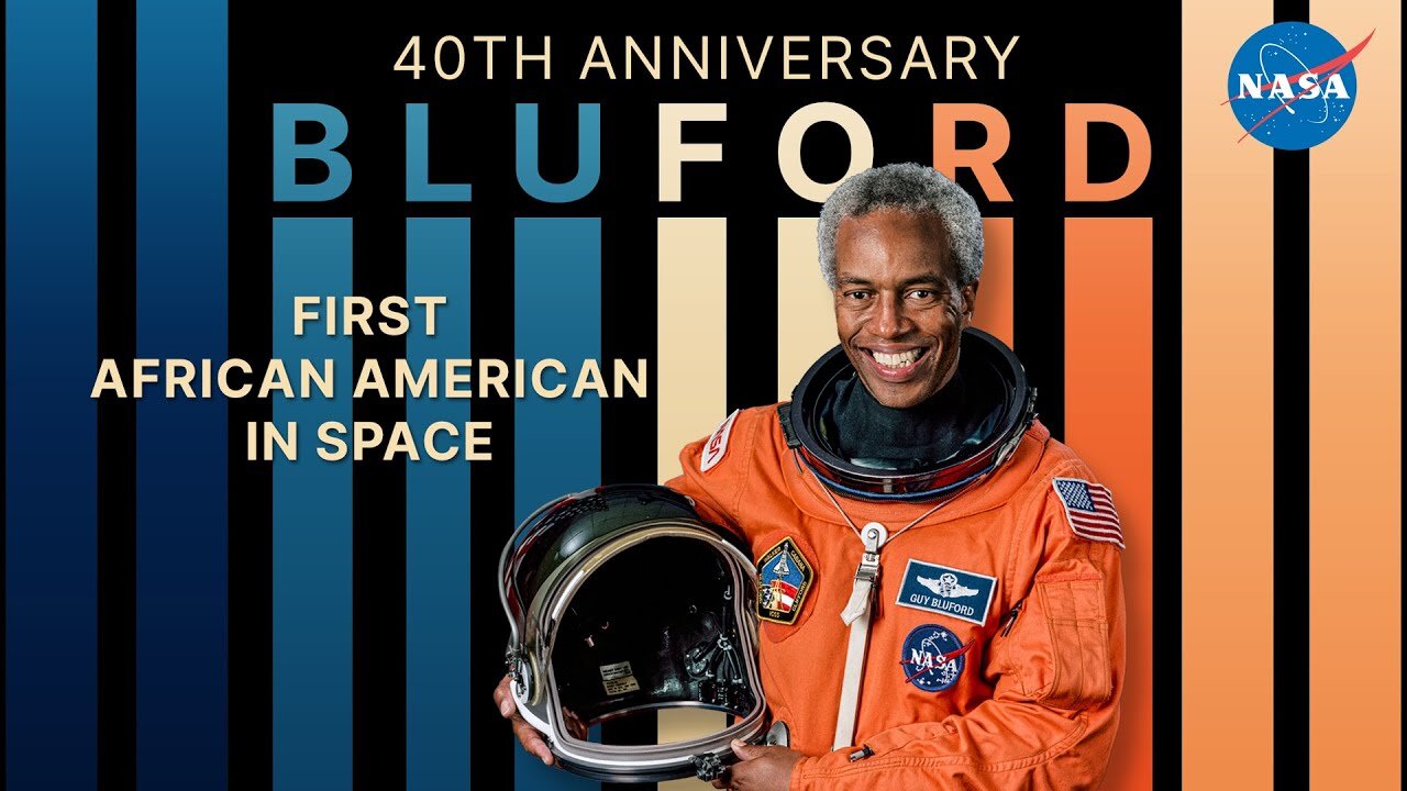 Bluford became the first african american to go to space