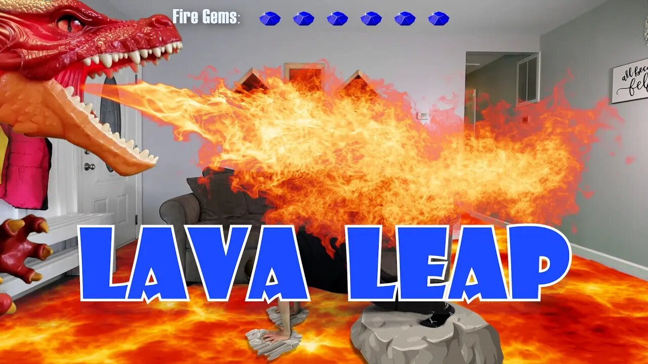 Lava Leap (Floor Is Lava Activity For Kids)