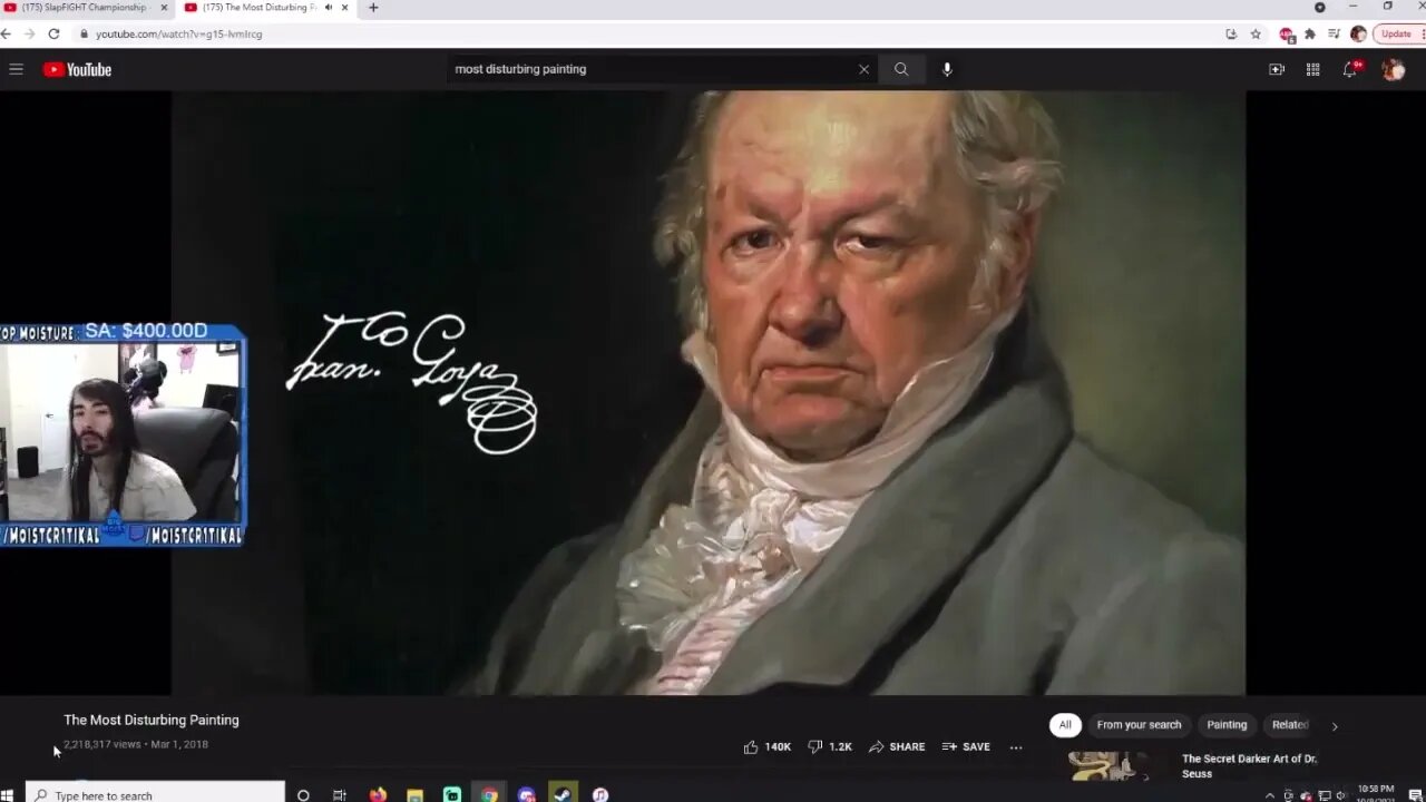 MoistCr1tikal Reacts To The Most Disturbing Painting