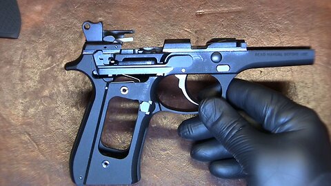 Beretta 92FS Trigger Pull Weight Reduction
