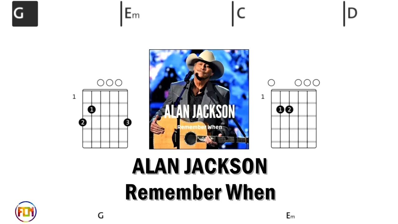 ALAN JACKSON Remember When - Guitar Chords & Lyrics HD