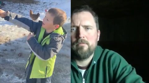 5 Year Old Can See Chemtrails - clip from Owen #1328