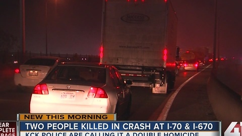 Two shot, killed in vehicle shuts down I-70