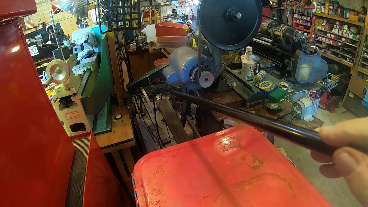 a retrofit of a Southbend motor mount to a Dalton