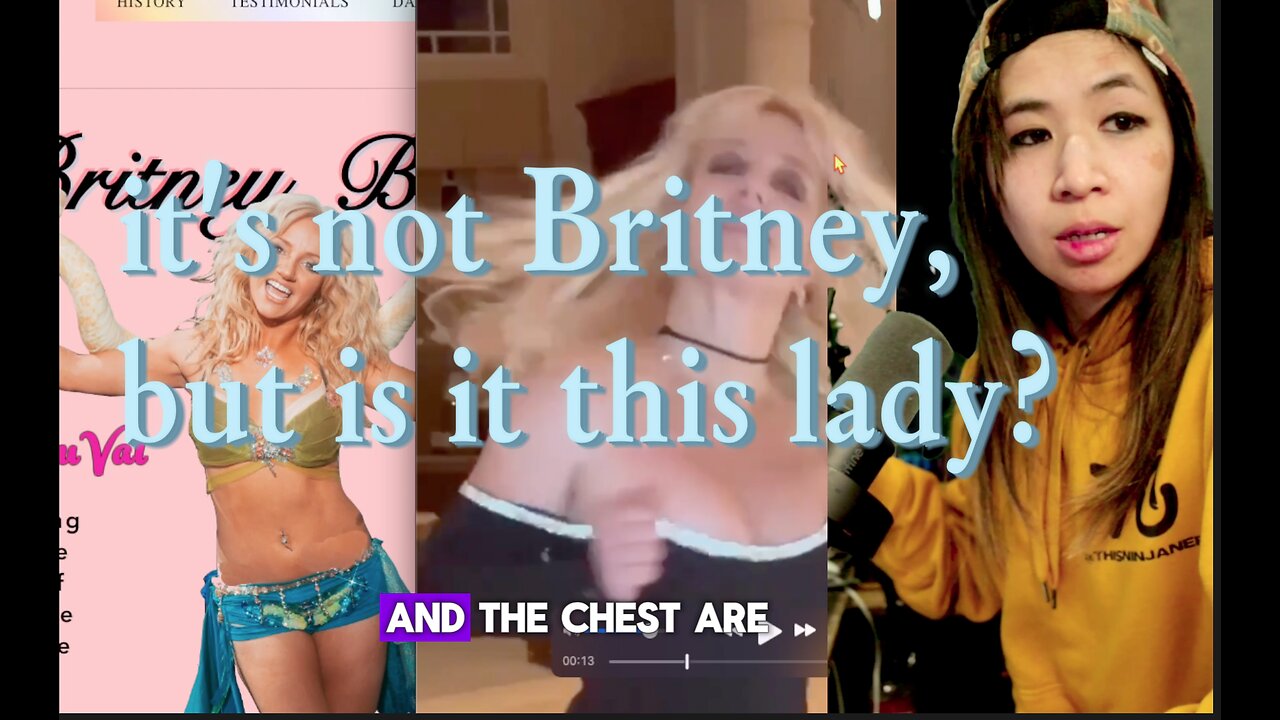 again #notbritney so #whereisbritney and is it this lady.. who blocked me & i've never spoken to her