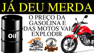 INVASÃO da Rússia à UCRÂNIA JÁ DEU MERDA: O Preço da GASOLINA e das MOTOS vai EXPLODIR