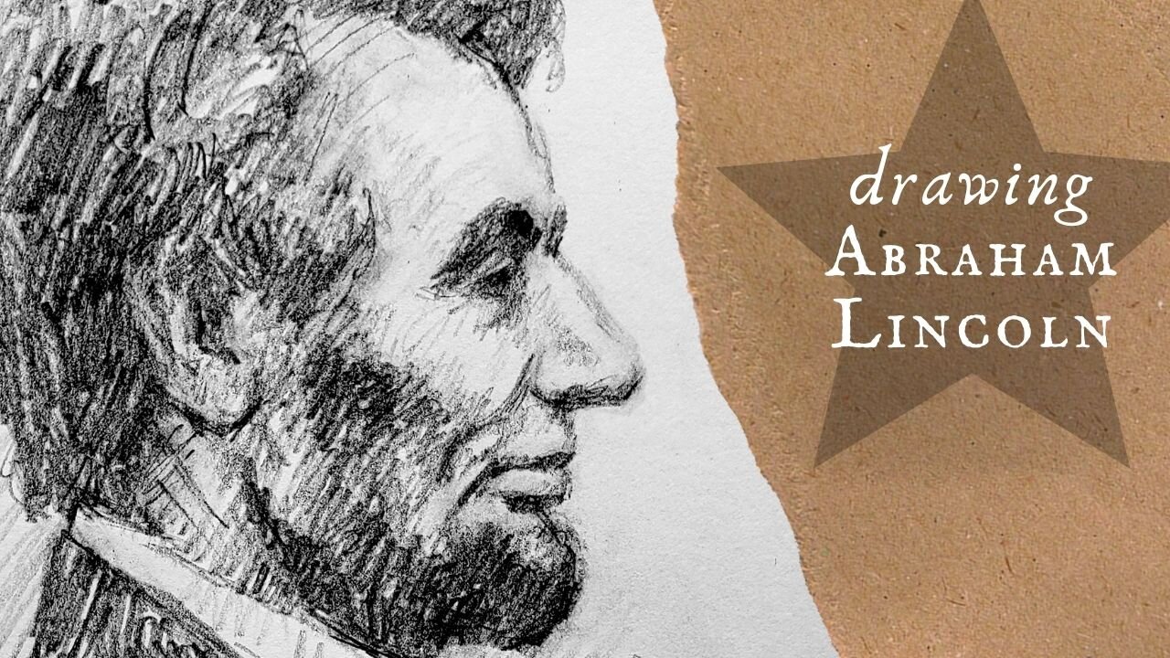 Drawing Abraham Lincoln ✯ A Patriotic Sketch by Jon McNaughton