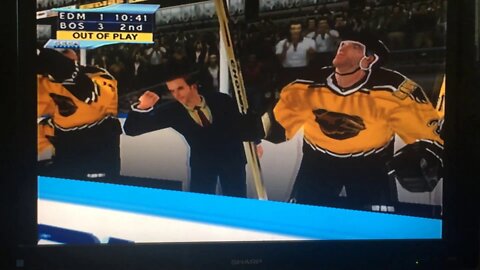 NHL 2K2 Oilers @ Bruins