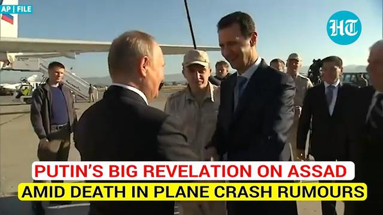 There is No Plane Crash! Assad Is Alive & Found Asylum In Ally Nation After Losing Syria