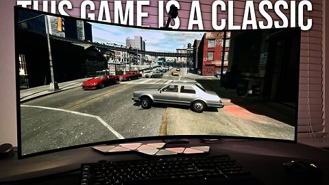 GTA 4 is Still AMAZING with Mods on a 45" LG UltraWide OLED | BEST Gaming Monitor RTX HDR Gameplay