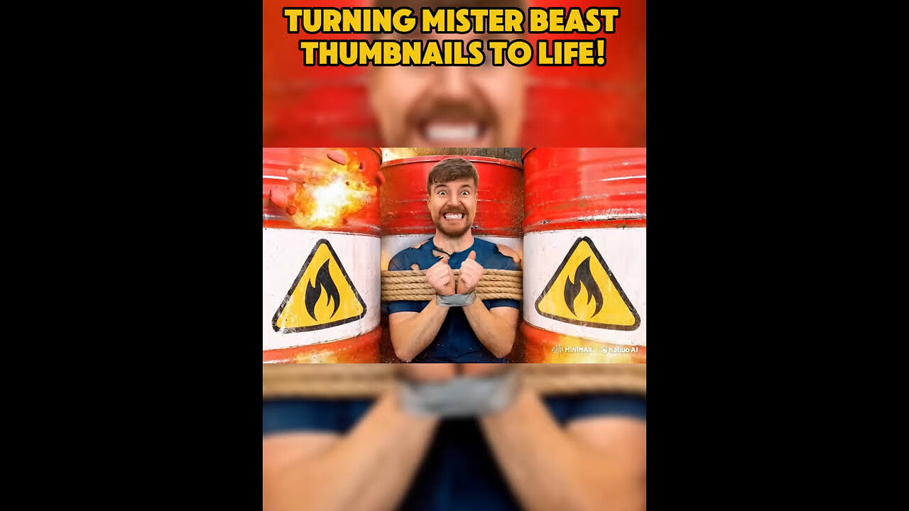 What Happens When You Bring MrBeast Thumbnail real|| mr beast thumbnail in real life #mrbeast