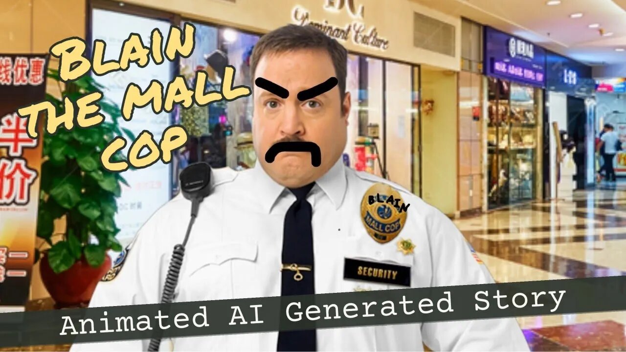 AI Dungeon Animated - Blain the Mall Cop