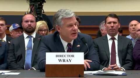 FBI Dir Chris Wray Tells Congress He Won't Apologize For Targeting Parents At School Board Meetings
