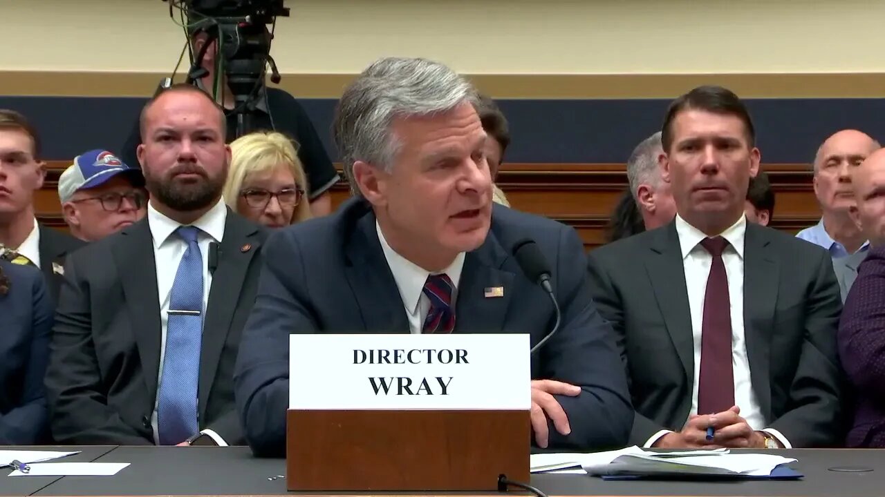 FBI Dir Chris Wray Tells Congress He Won't Apologize For Targeting Parents At School Board Meetings
