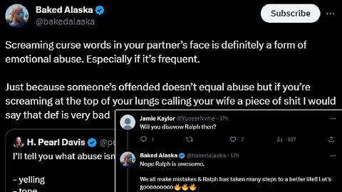 Baked Alaska Is Against Domestic Abuse Except For When It's Ethan Ralph