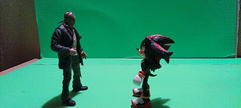 Jason Voorhees vs Shadow the hedgehog stop motion animation