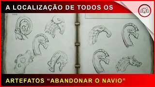 God of war, A localização de todos os artefatos "abandonar o navio" | Super dica