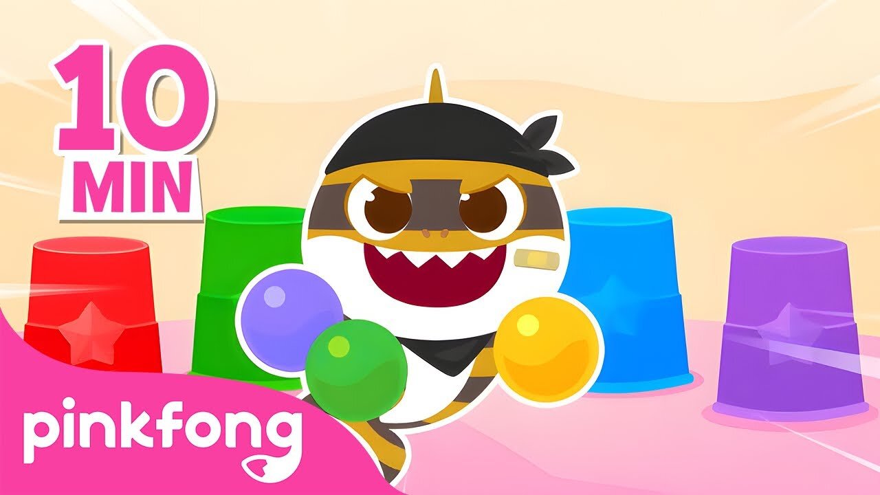 Rainbow Adventure with Baby Shark! | + Color Song Compilation