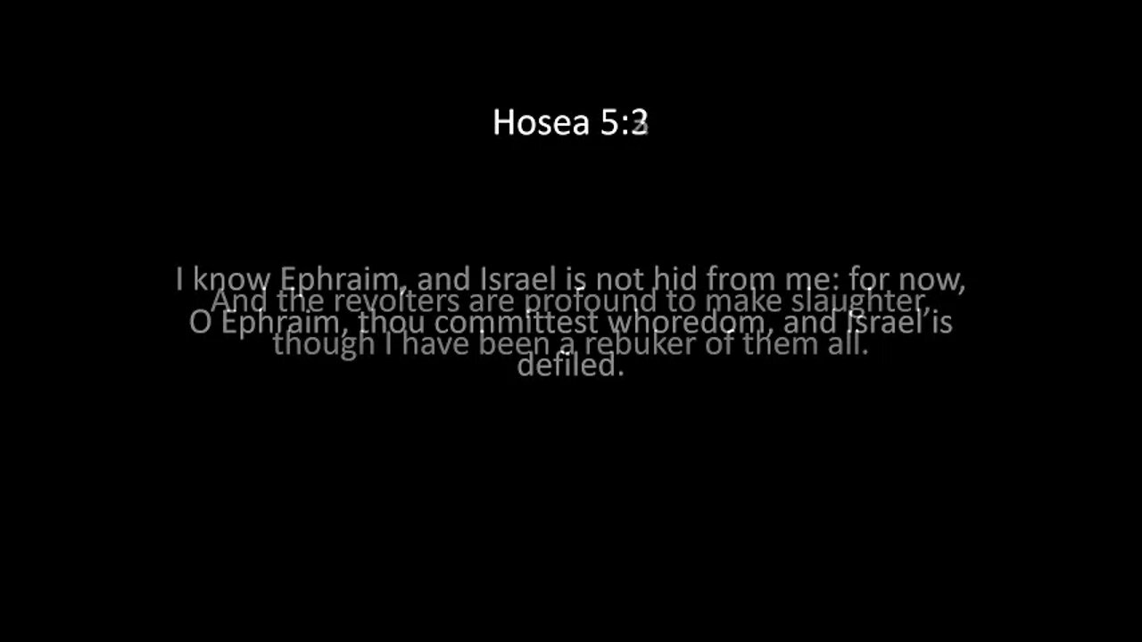 Hosea Chapter 5