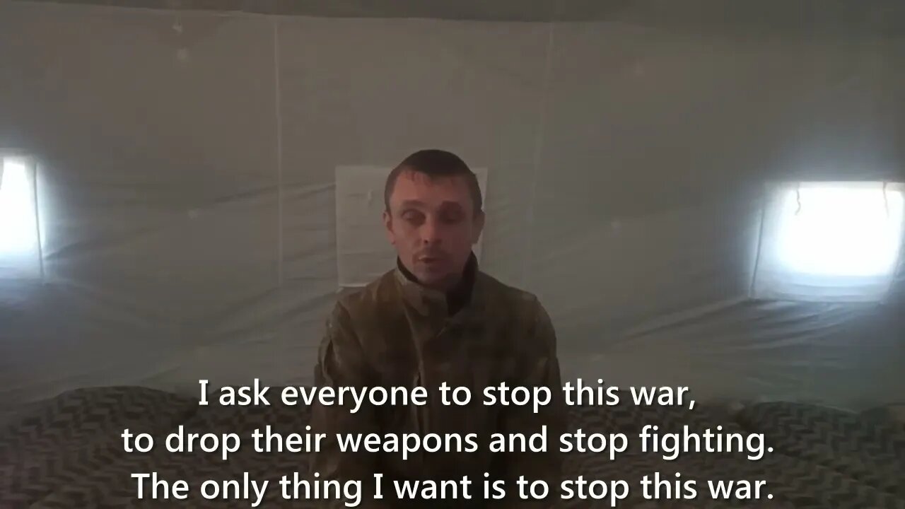 Ukrainian POW Testimony: "I Urge Citizens Not To Be Mobilized Nor To Go To War, Not For Zelensky"