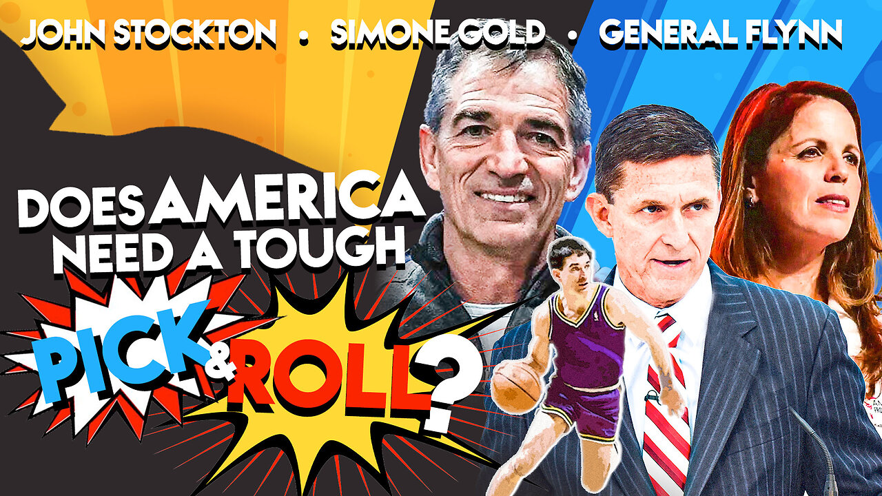 John Stockton | Does America Need a TOUGH Pick & Roll? | NBA Hall-of-Famer John Stockton, General Flynn and Dr. Simone Gold | What Is John Stockton Doing to Fight for Medical Freedom? + What Is General Flynn Doing to Fight for Justice In America?