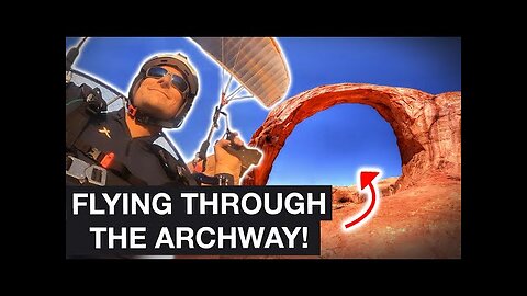 Flying with Bear Grylls through the STUNNING Utah desert _