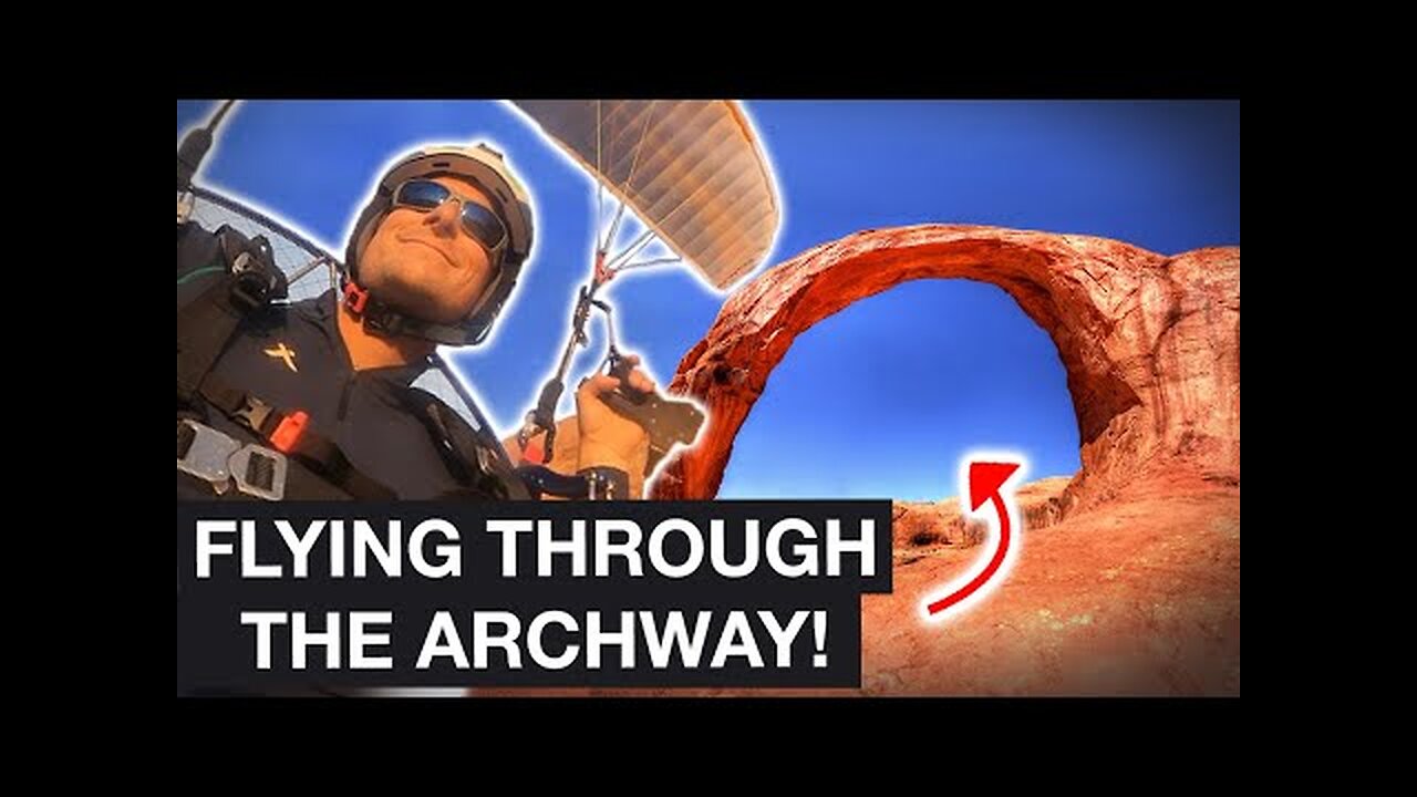 Flying with Bear Grylls through the STUNNING Utah desert _