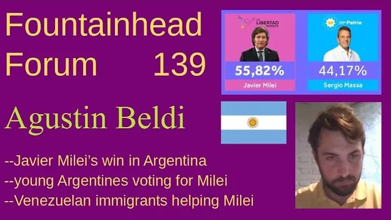 FF-139: Agustin Beldi on Javier Milei's win in the Presidential election in Argentina