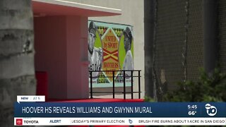 Hoover HS reveals Ted Williams and Tony Gwynn mural