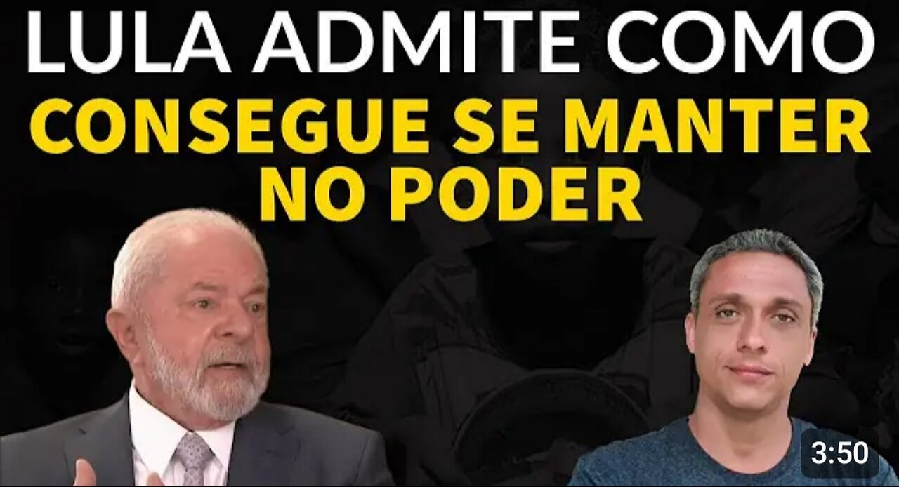 HAHAHA - LULA admits, unintentionally, that the PT needs poverty and stupidity to stay in power