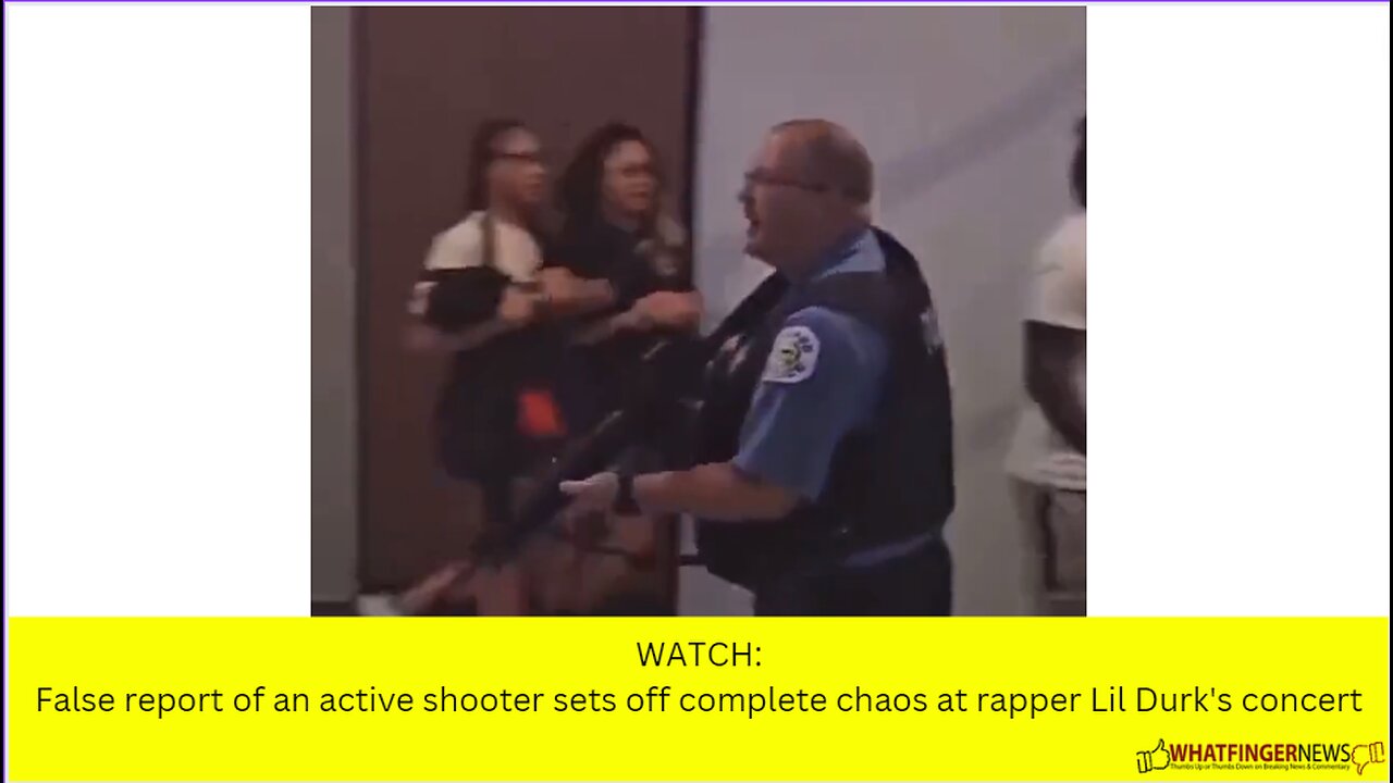 WATCH: False report of an active shooter sets off complete chaos at rapper Lil Durk's concert