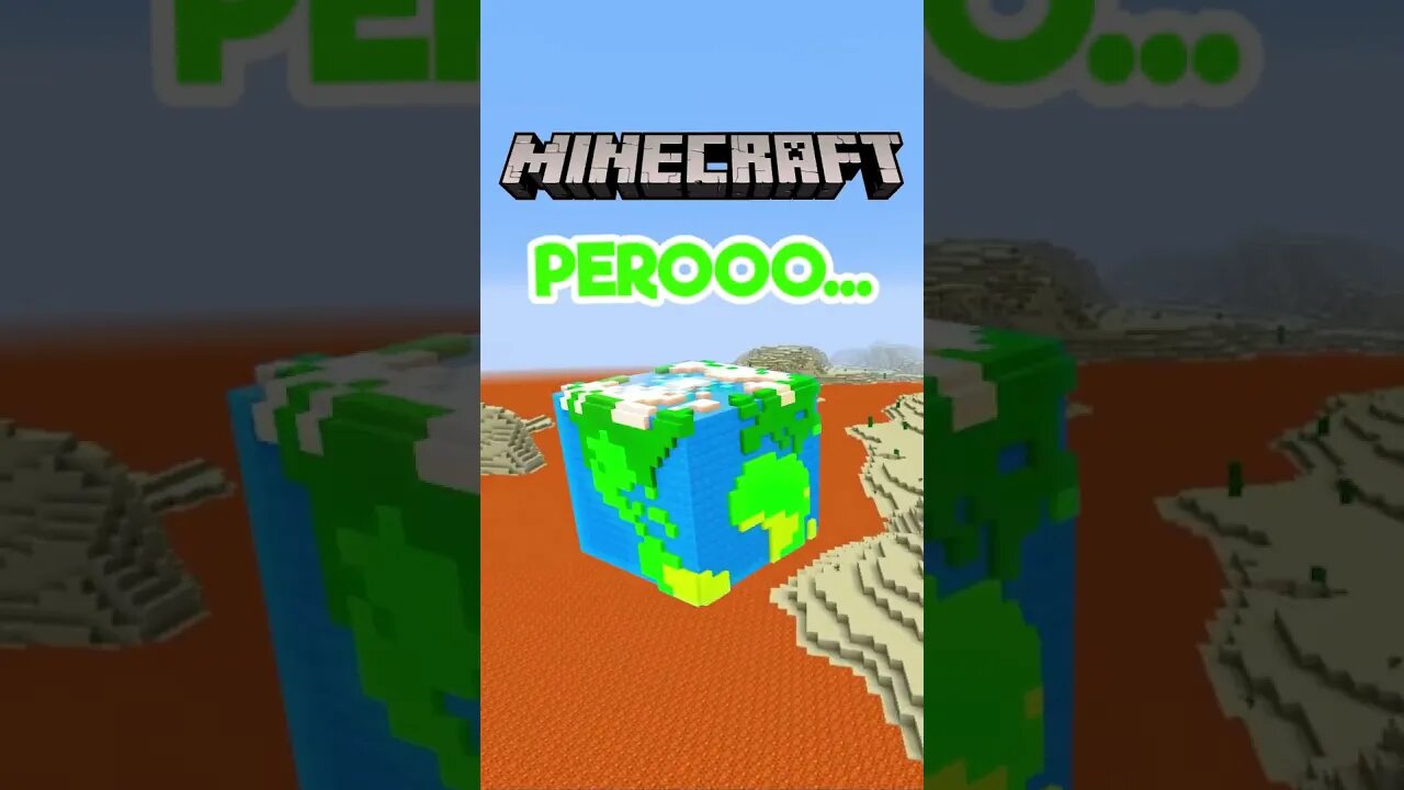 MINECRAFT but EVERYONE IS LAVA🔥🌎😱 #shorts