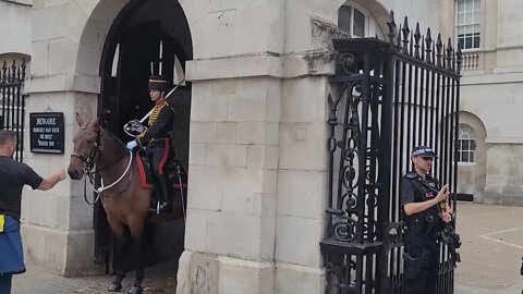 Police at horse Guards parade #horseguardsparade