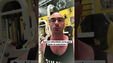 Qual é a velocidade certa para fazer os exercícios?