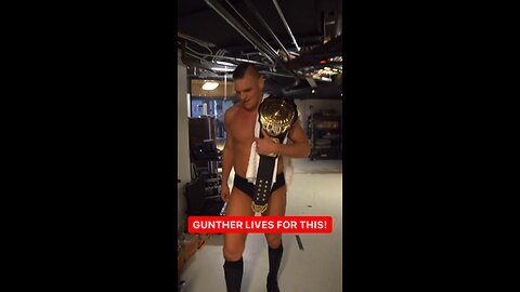 And Still Your Intercontinental Champion 🔥#GUNTHER🙌