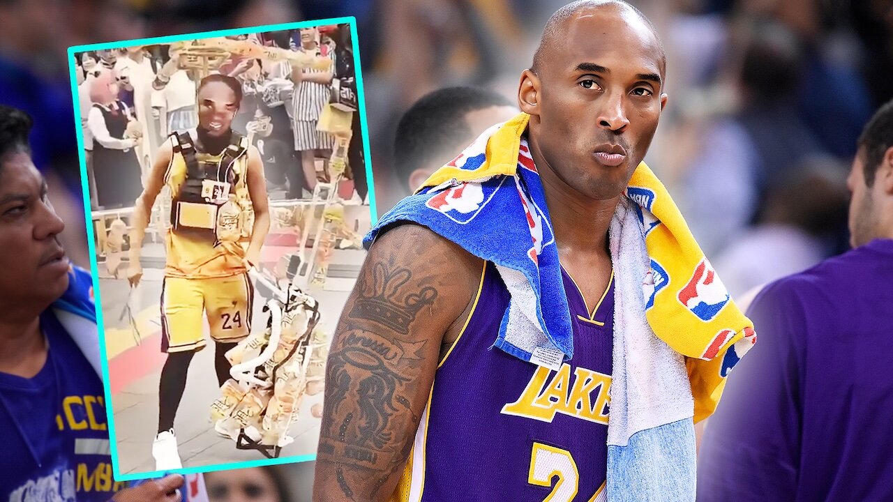 Man Dresses as Dead Kobe Bryant - Public is Appalled