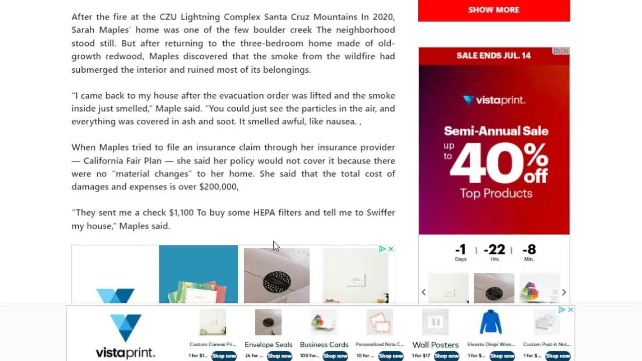 Wildfire insurer accused of denying claims