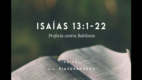 Isaías 13:1-22