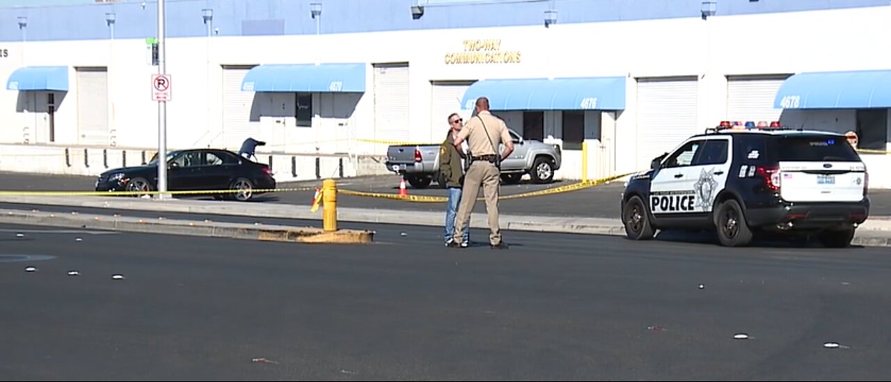 Vegas police investigating homicide scene on Valley View Boulevard