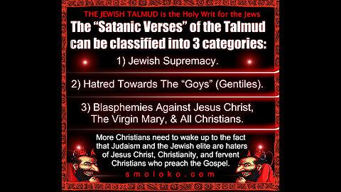 The Beginning of The End of Jewish Supremacy