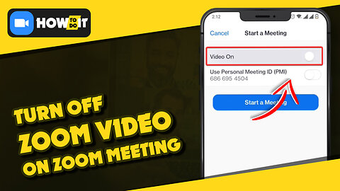 How to turn off Zoom video