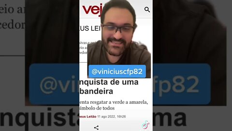 HILÁRIO! Filho de Miriam Leitão fala em resgate do verde e amarelo em evento da USP P2